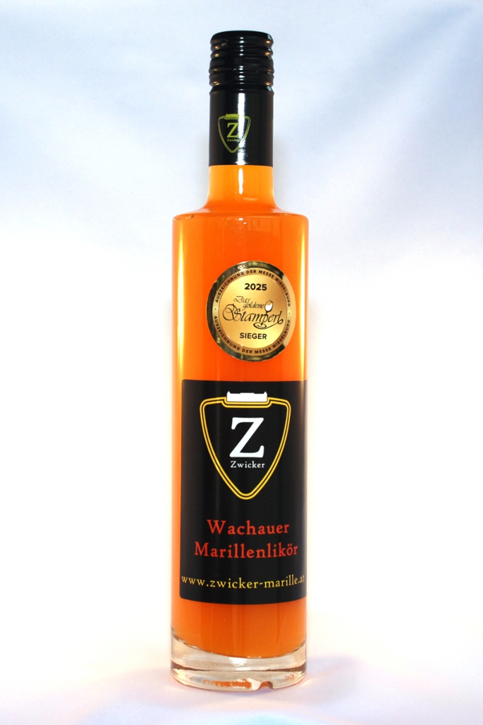 2025 marillenlikoer flasche